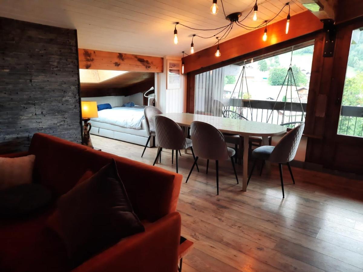 Appartement En Plein Centre Du Village Les Contamines-Montjoie Bagian luar foto